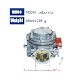 Miniatyrbillede 4 af 5: Til Kædesav 070 Forgaser Ms070 Forgaser Reparationskit