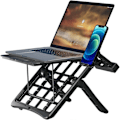 Miniatyrbillede 1 af 5: Notebook køler Laptop stander med justerbar højde og vinkel for komfort og ergonomisk design