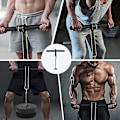 Pikkukuva 4 / 5: Ranne- ja kyynärvarsi Blaster -rullat, kyynärvarsien vahvistaja, käsivarsien triceps- ja biceps-treenaaja, painonkantava köysiharjoittelu kuntosalille ja kotikäyttöön