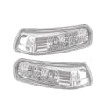 Miniatyrbilde 1 av 5: 1 par LED bakspeil lys dør vingespeil blinklys for Geely 7 EC7 EC715 EC718 sidespeil