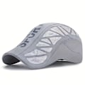 Miniatyrbillede 1 af 4: 1 stk. Sportsbogstav Print Hurtigtørrende Hat, Åndbar Net Mesh Baseball Cap, Til Golf, Cykling, Solbeskyttelse, Komfortabel