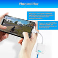 Miniatyrbilde 5 av 5: Lightning til Ethernet-adapter, kompatibel 2-i-1 Ethernet LAN-nettverksadapter med ladepunkt (hs)