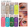 Miniatyrbilde 1 av 5: 8 stk Flash Eye Shadow Sequins Gel Mermaid Scale Ansikt Kropp Melk Scene Nattklubb Sminke 8 Farger