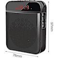 Miniatyrbild 3 av 5: Bärbar röstförstärkare, Bluetooth-bälte röstförstärkare - svart