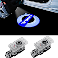 Miniatyrbilde 1 av 2: 2 stk Velkomstlys for Volvo S90 S80l S60l Xc60 LED Laser Projektorlys Logo Dørlys Gulvlampe A-stil