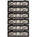 Miniatyrbillede 1 af 4: 6-pak HEPA-filter til Neato Botvac D7 D3 D4 D5 D6 D70 D75 D80 D85 til Neato Botvac 75e 80 filtre 8