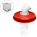 Miniatyrbild 3 av 5: Regnsvattenfilterlock, Tvättad Nylon IBC-filter, IBC-lockfilterlock 163mm/245mm Filterlock kompatibel med Ea Tank