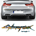 Miniatyrbild 2 av 5: Cyberpunk 2077 Bilsticker Reflekterande Självhäftande Cool Billist Dekoration För Fönster Dörr Mengxi