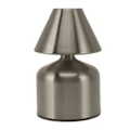 Miniatyrbillede 2 af 5: 3W Trinløs Dæmpning Touch Bordlampe Skrivebordslampe 1800mAh Ledningsfri 3 Farver Genopladelig Natbord Lampe til Bar Sølv