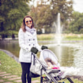 Pikkukuva 5 / 5: Rattailin pehmusteet tuulen- ja pakkasenkestävä kädenpeite lastenvaunuihin vauvanvaunujen hanskat Rose red
