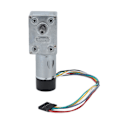 Miniatyrbilde 5 av 5: DC 24V JGY-370 Snekkegir Motor med Enkoder, Toakset 14mm Utgangsaksel