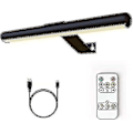 Miniatyrbillede 1 af 5: Trådløse Billedelys med Timer, 2 i 1 Genopladelig Batteri Maleri Lys, Display Lampe med 3 Lystilstande, Billedelys til Væggen, Dartbræt