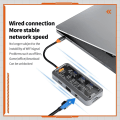 Pikkukuva 3 / 5: 10-in-1 USB-C-hubiadapteri, USB-C-kannettavan telakointiasema kahdelle näytölle, USB 3.0 ja 2.0 portit, 100 W PD