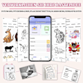Miniatyrbilde 3 av 5: Termisk skriver kompatibel for iOS Android Etikettskriver Bluetooth-tilkoblingsenhet