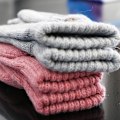 Pikkukuva 3 / 5: Naisten käsineet sormettomat - Talvi lämpimät käsineet Heat Weaver kaapelikudotut, puolisormiset käsineet naisille ja tytöille - Joulu syntymäpäivä lahja 2kpl