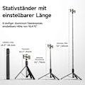 Miniatyrbild 2 av 5: Selfiepinne Bluetooth selfiepinne stativhuvud Bluetooth fjärrkontroll portabel kompakt