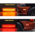 Miniatyrbild 2 av 4: 4x LED-sidomarkörljus Rökfärgad Lins Fram Bak Blinkerslampor Kompatibel Mazda MX-5 MX5 Miata 1990-2005