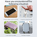 Miniatyrbilde 4 av 4: 6 stk. Smart Tracker, MiNikey FiNiker for lommebok, veske, nøkkel, bagasjeelementfinner