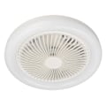 Pikkukuva 2 / 5: 9,8 tuuman LED-kattotuuletinvalo Hiljainen 3-vaihteinen kattotuuletin E27-lampulla olohuoneeseen 86265V Valkoinen