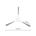 Miniatyrbilde 2 av 5: 10 stk. sidebørste for X30 / X30 Pro S30 L10S Ultra S10 S10 Pro S20 robotstøvsugere reservedeler tilbehør