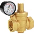 Trykregulator. DN25 Justerbar Messing Holdbar Vandtryksreducerende Regulator + Metrisk Kanal (1.6MPa)