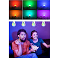 Miniatyrbilde 4 av 5: Led Rgb Lampe Spotlight Pære Bombillas Led 3w Rgb  IR Fjernkontroll Led Pære Smart Led Rgbw Lampe Hjemmedekor