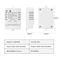 Miniatyrbillede 5 af 5: Tuya Smart WiFi Switch DIY Timer AC 85-265V WiFi Trådløs Controller 30A Strømovervågning Kwh til Alexa Home