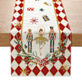 Miniatyrbillede 1 af 3: Julebordløber Dekoration Spisebord Linned Bordmåtte Lang Dug D 33*220