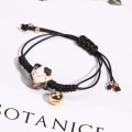 Miniatyrbillede 5 af 5: Kærlighed Glad Kat Armbånd Feng Shui Lykkekat Snørearmbånd Justerbar Held Snøre Vævet Perle Klokke Håndleds Kæde Nytårs Fødselsdag Mors Dag