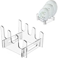 Miniatyrbild 1 av 5: Akrylplatta Displayställ, Transparent Diskställ, Transparent Akryl Diskställ Avloppshylla Förvaringsställ, Bordsorganisatör