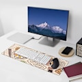 Miniatyrbillede 4 af 4: Ramen Sushi Madbord Underlag Beige Musemåtte Stor Computer Bærbar Computer Bordmåtte Skridsikker Gummibase