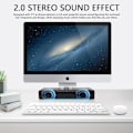 Miniatyrbild 5 av 5: Bluetooth-högtalare för dator, Bluetooth-spelhögtalare för dator, stereoljud med USB-strömförsörjning