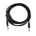 Miniatyrbilde 1 av 5: Bærbar 2m lydkabel for hodetelefoner for Logitech Gpro X G233 G433