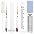 Miniatyrbillede 1 af 5: Øl Hydrometer, Hydrometer Test Kit, Triple Scale Hydrometer Til Vinproduktionssæt Øl Hydromet