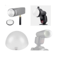 Miniatyrbillede 4 af 5: Dome Diffuser Kompatibel med H200r -r11 Rundt Blitzhoved V1 Blitzserie V1-s V1-n V1-c Ad200 Pro A
