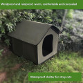 Miniatyrbilde 5 av 5: Vanntett Pet Utendørs Katt, Hund Hus Katt Hus Villatelt Sammenleggbar Dyrehus