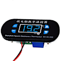 Miniatyrbilde 2 av 5: W1308 DC 12V Digital Kjøle- og Varmesensor Temperaturregulator Justerbar Termostatbryter Termometerkontroll Blått Lys