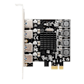 Pikkukuva 2 / 5: 4 Port USB 3.0 PCI Express -kortti USB 3.0 PCI-e laajennuskortti Pcie USB 3.0 -sovitinkortti Pcie:lle