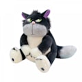 Miniatyrbilde 1 av 5: 11,8 tommers sint katt bamse, søt katt kosebamse myk Kawaii Anime bamse ond svart katt plushie for barn