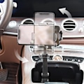 Miniatyrbilde 3 av 5: Bilstativ for koppholder, justerbar base, utvidbar telefonholder