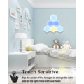 Miniatyrbilde 4 av 5: Hexagon Lys med Fjernkontroll, Smart DIY Hexagon Vegglys, Dobbel Kontroll Hexagonale LED Veggpaneler med USB-Strøm