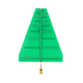 Pikkukuva 5 / 5: 1,35 GHz - 9,5 GHz 8x10 cm UWB Ultra Wideband Log-periodisen Antenni 5-6 dB 15 W SMA-naaras Adapteri