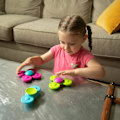 Miniatyrbild 2 av 5: Fidget Spinners Suger Whirly Hand Spinner Fingertopp Multi Färg Barn Leksak, Snurrande Topp