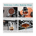 Pikkukuva 4 / 5: 51 mm:n pohjaton portafilteri kahdelle korvalle ECP3420/ec155/bco430/ec260 -espresso portafilteri