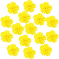 Miniatyrbilde 1 av 5: Kolibrimater-erstatningsblomster, Fôringsport-erstatning for fuglemater, Erstatningsdeler for kolibrimater, Hengende mater (Gul, 16 stk)