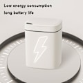 Miniatyrbillede 5 af 5: Smart berøringsfri skraldespand til badeværelset 2,6 gallon automatisk bevægelsessensor skraldespand med låg elektrisk vandtæt smal lille skraldespand