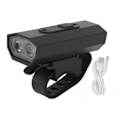Miniatyrbillede 1 af 5: Cykellys Dobbelt Hoved 6 Lysniveauer USB Genopladelig Aluminium Legering LED Cykel Forlygte til Udendørs Cykling