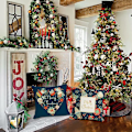 Miniatyrbilde 5 av 5: SZTXJ 4 stk Juletema Putetrekk, Snøfnugg Putetrekk, Juleputetrekk, Juleputetrekk, Juleputetrekk for Sofa (C)