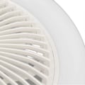 Pikkukuva 3 / 5: 9,8 tuuman LED-kattotuuletinvalo Hiljainen 3-vaihteinen kattotuuletin E27-lampulla olohuoneeseen 86265V Valkoinen