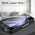 Miniatyrbillede 2 af 5: Z Fold 5 Etui, Pu Læder & Plating Pc Bumper Stødsikkert Etui Kompatibel Med Samsung Galaxy Z Fold 5 Med Skærmbeskytter